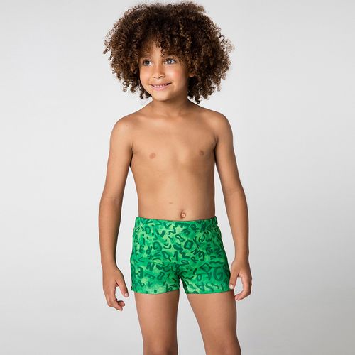 Sunga Infantil Menino Green Verde Claro