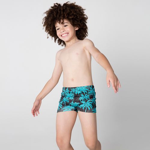 Sunga Infantil Menino Green Azul Turquesa