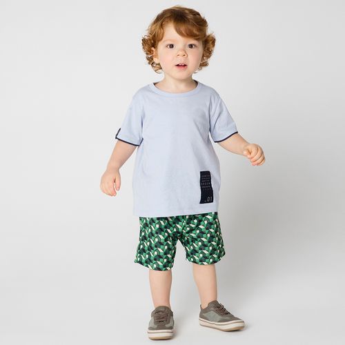 Conjunto Toddler Menino Histórias Azul