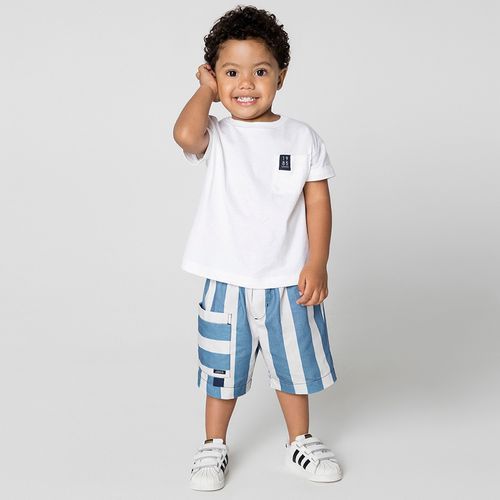 Conjunto Toddler Menino Legado Off-White