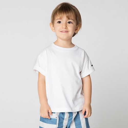 Camiseta Toddler Menino Color Branca