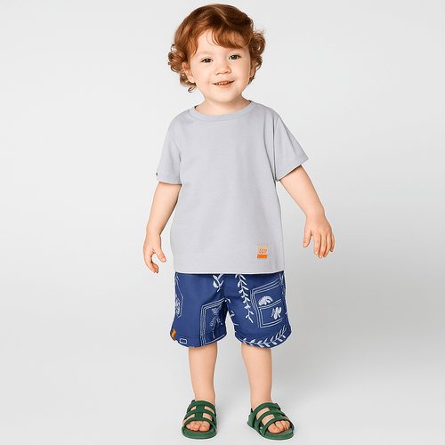 Conjunto Toddler Menino Família Cinza