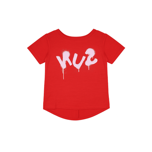 Camiseta Infantil Menina Sun Art Vermelha