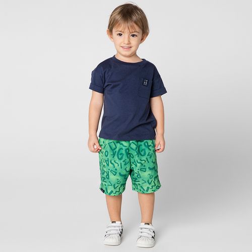 Conjunto Toddler Menino Contos Azul