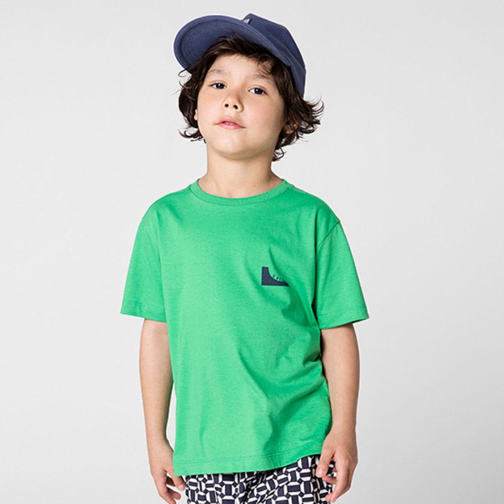 Camiseta Infantil Menino Halfpipe Verde