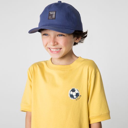 Camiseta Infantil Menino Futebol Amarela