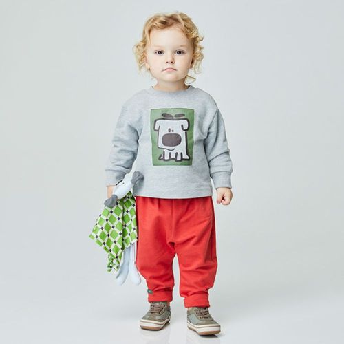 Conjunto Toddler Menino Dog ML Vermelho