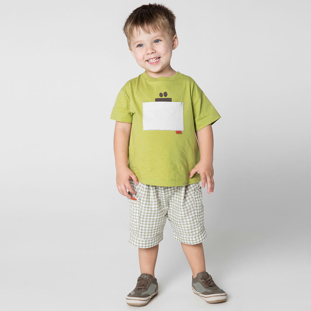 Conjunto Toddler Menino Sonho Verde