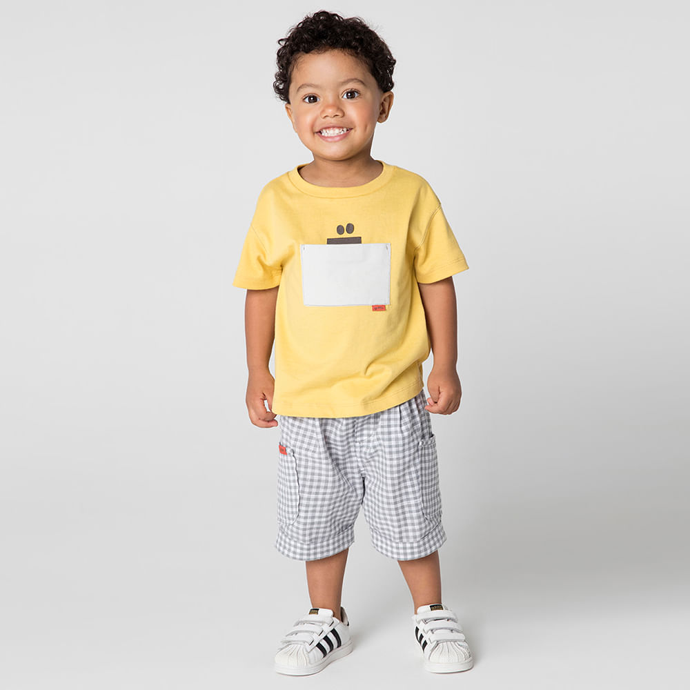 Conjunto Toddler Menino Sonho Amarelo
