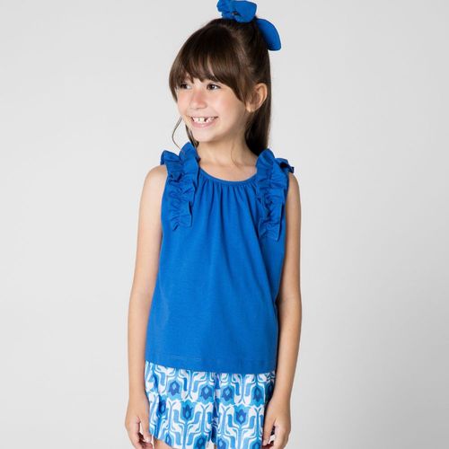 Regata Infantil Menina Ceú Azul