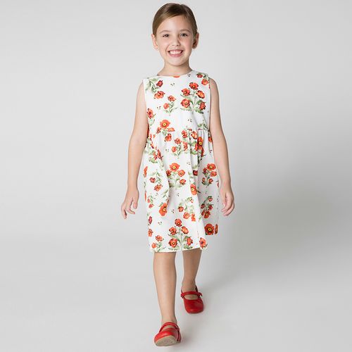 Vestido Infantil Menina Amor Vermelho