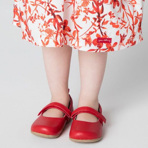 Sapato Toddler Menina Boneca Green Vermelha