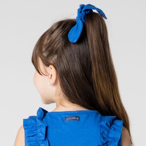 Elástico Infantil Menina Arco-íris Azul