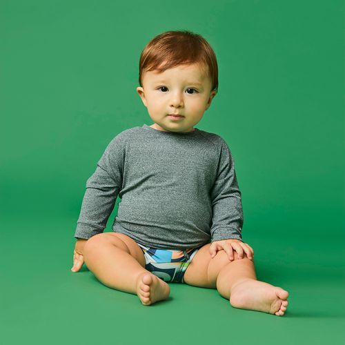 Sunga Bebê Menino Green Azul