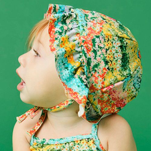 Chapéu Bebê Menina Sol Amarelo