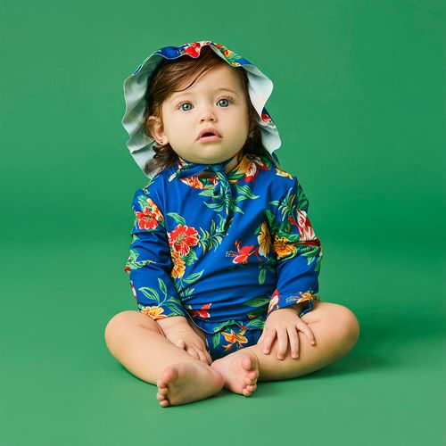 Conjunto Bebê Menina Vitória Azul