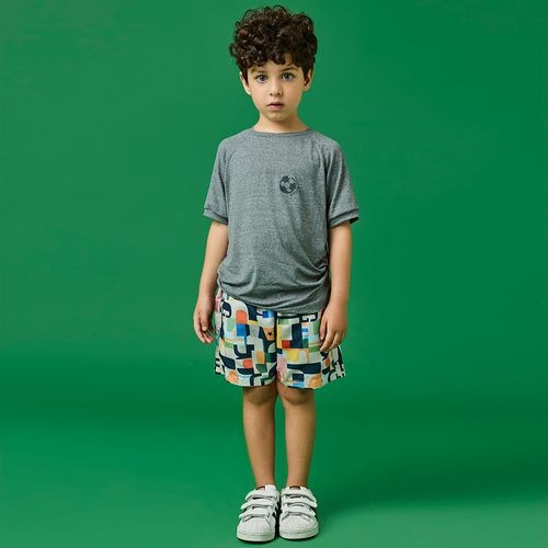 Short Infantil Menino Time Azul