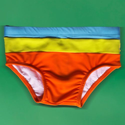 Sunga Infantil Menino Horizonte Laranja