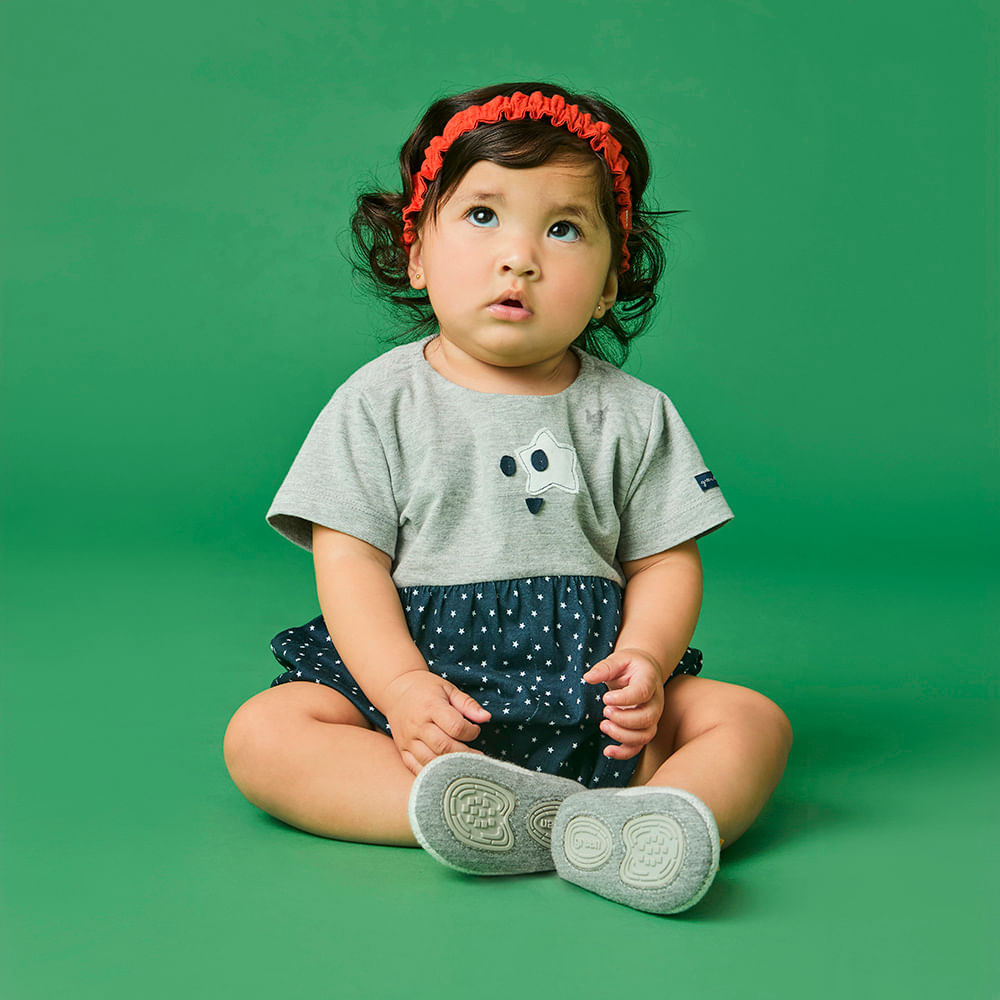 Macacão Bebê Menina All Star Azul