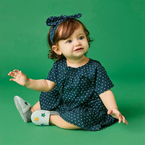 Vestido Bebê Menina All Star Azul