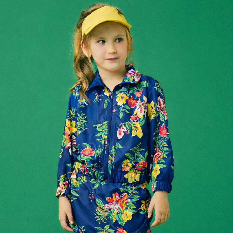 Jaqueta Infantil Menina Vitória Azul