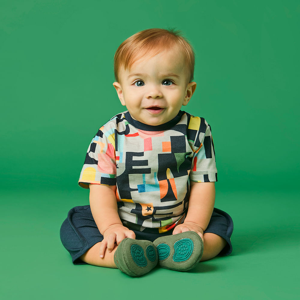 Conjunto Bebê Menino Time Azul