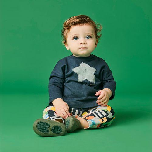 Conjunto Bebê Menino Time ML Azul