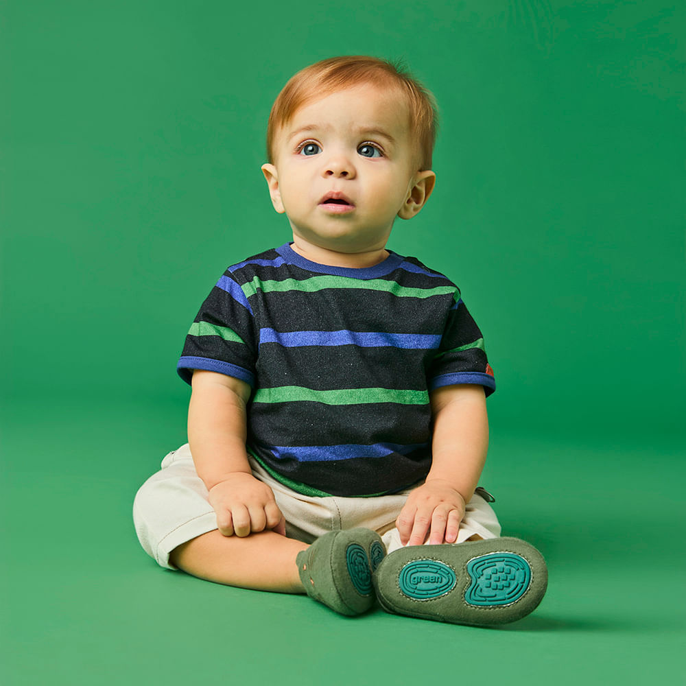 Camiseta Bebê Menino Corrida Azul