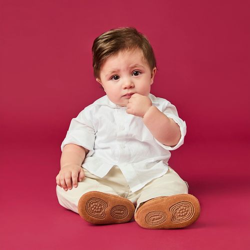 Body Camisa Bebê Menino Branco