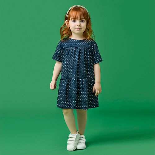 Vestido Toddler Menina All Star Azul