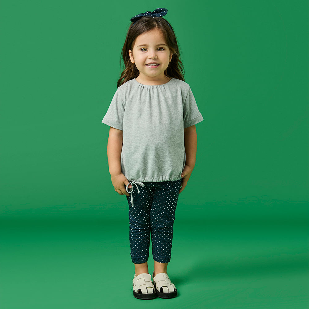 Conjunto Toddler Menina All Star Azul