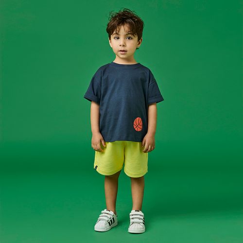 Conjunto Toddler Menino Basquete Azul