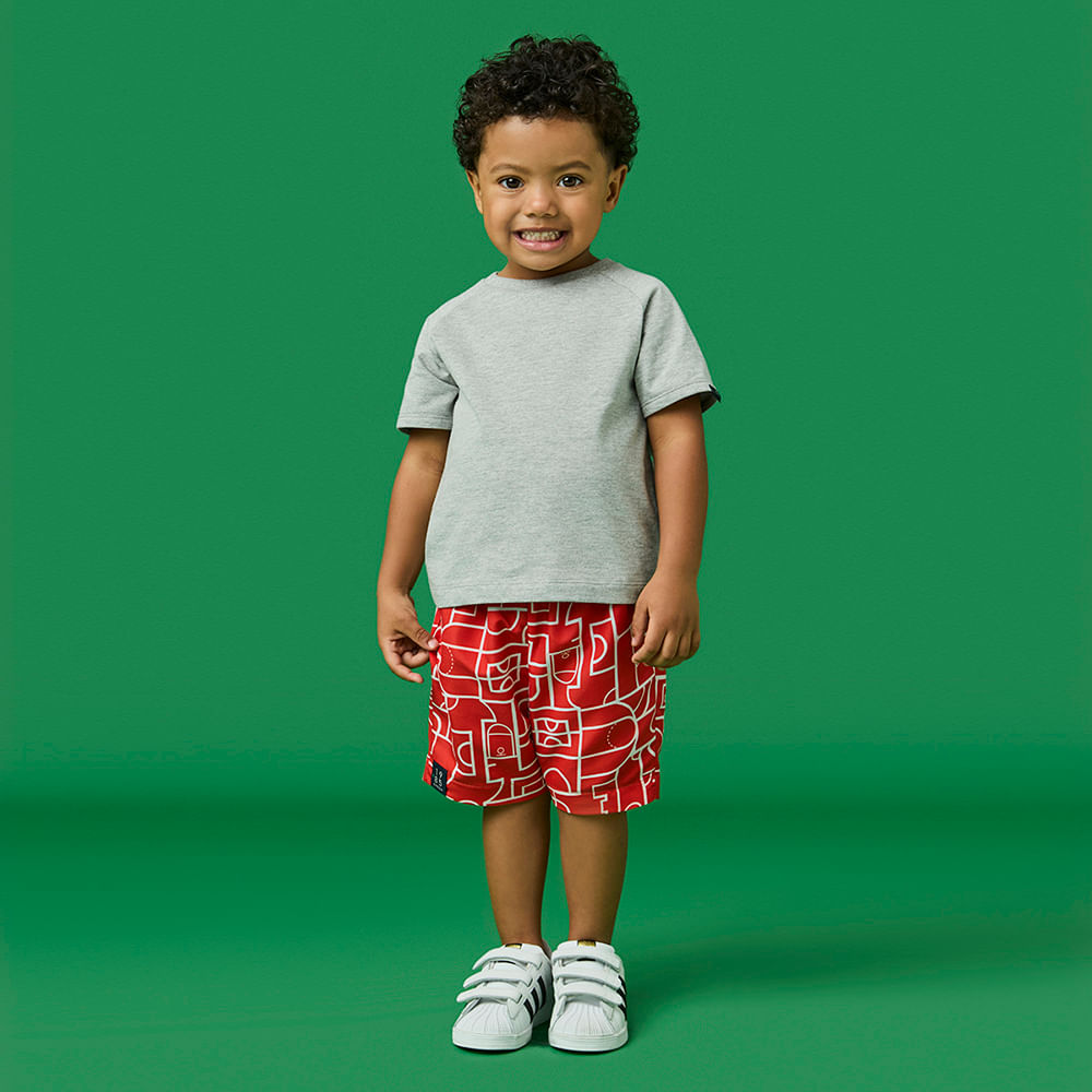 Conjunto Toddler Menino Conjunto 11 Vermelho