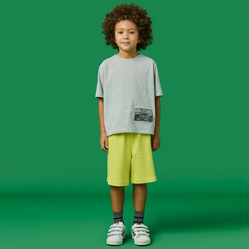 Conjunto Infantil Menino Placar Amarelo