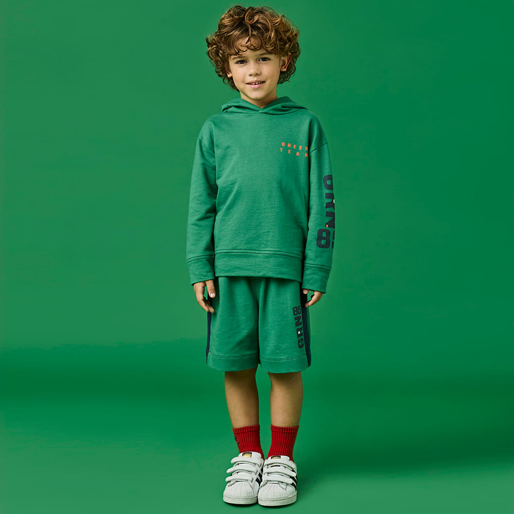 Bermuda Infantil Menino GRN85 Verde