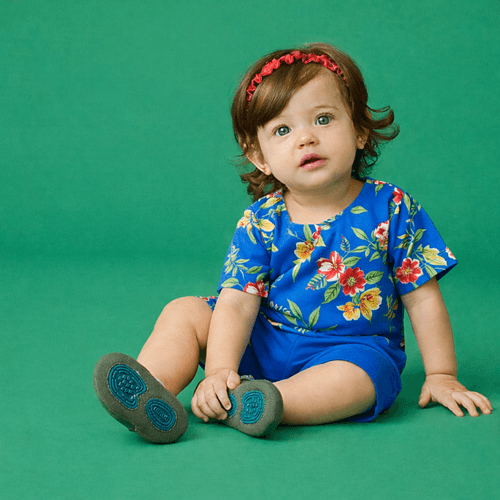 Conjunto Bebê Menina Vitória Azul