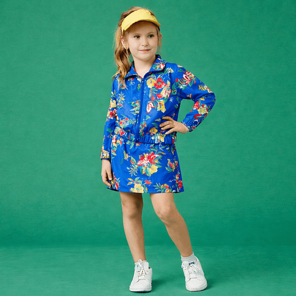 Saia Infantil Menina Vitória Azul