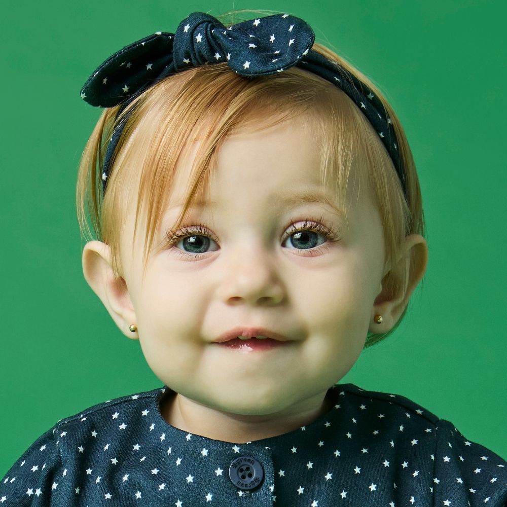 Faixa Bebê Menina All Star Azul