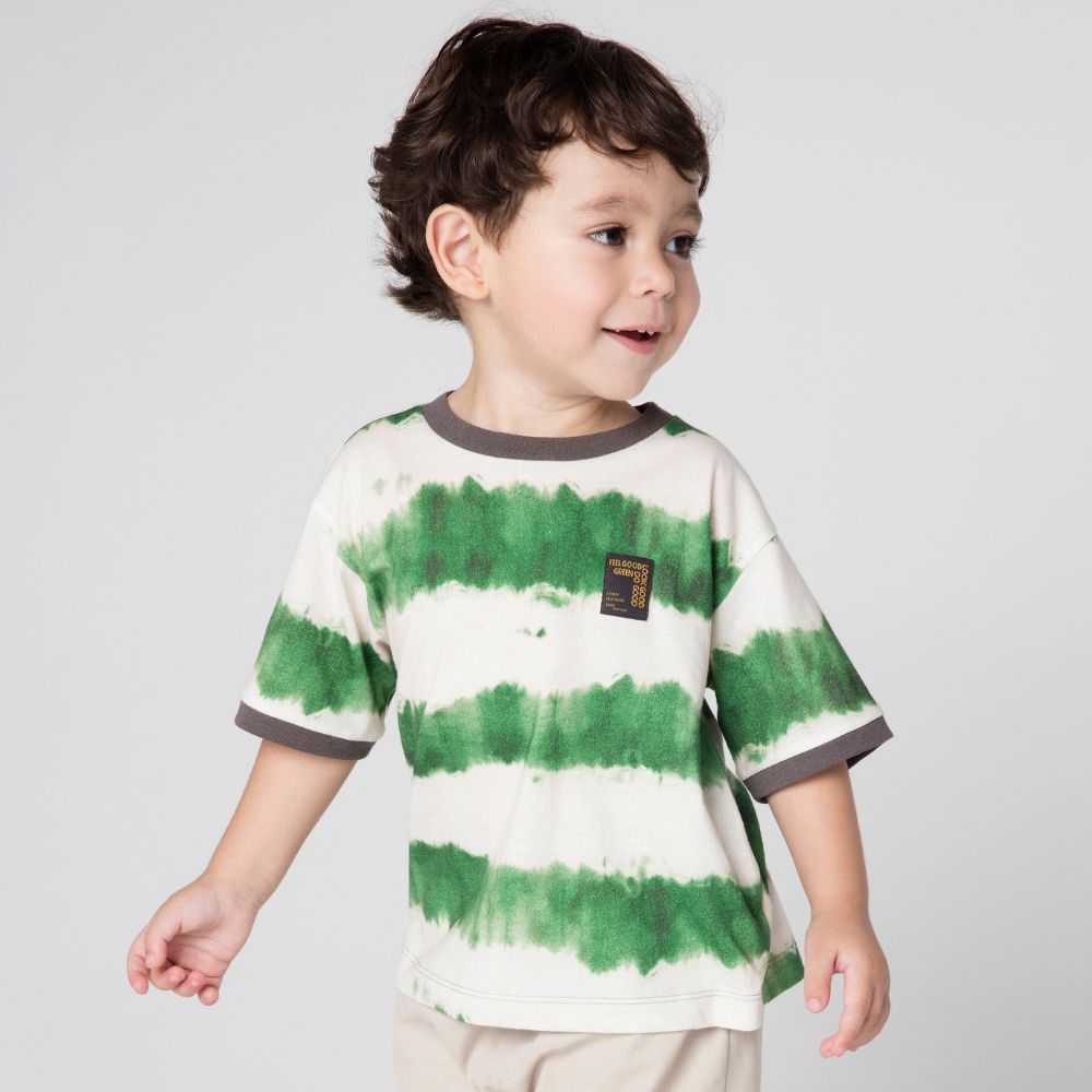 Camiseta Toddler Menino Vibração Verde