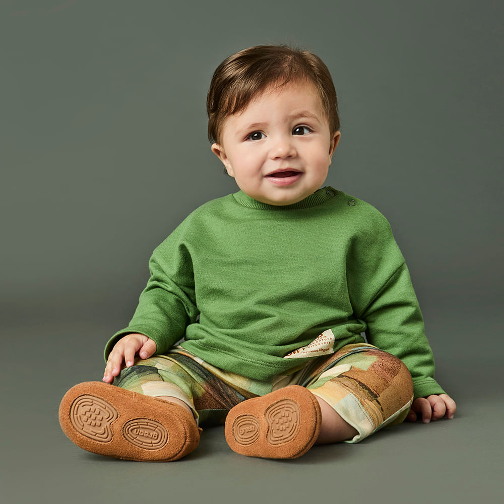 Conjunto Bebê Menino Praias ML Verde