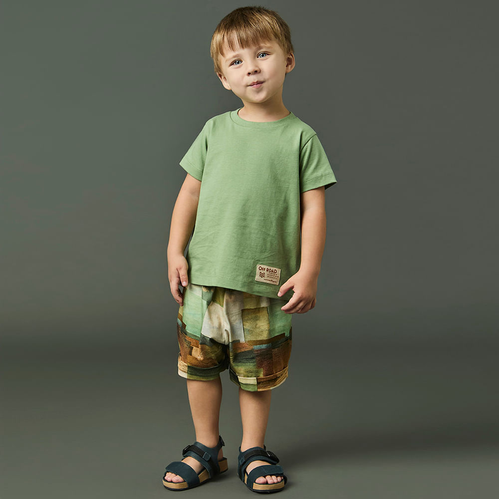 Conjunto Toddler Menino Praias Verde