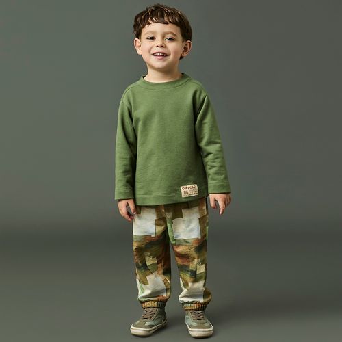 Conjunto Toddler Menino Praias ML Verde