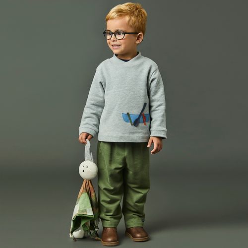 Conjunto Toddler Menino Canoagem ML Verde