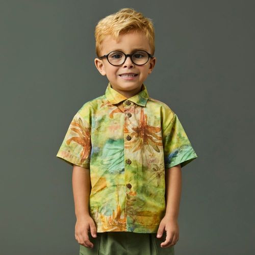 Camisa Toddler Menino Praias Verde