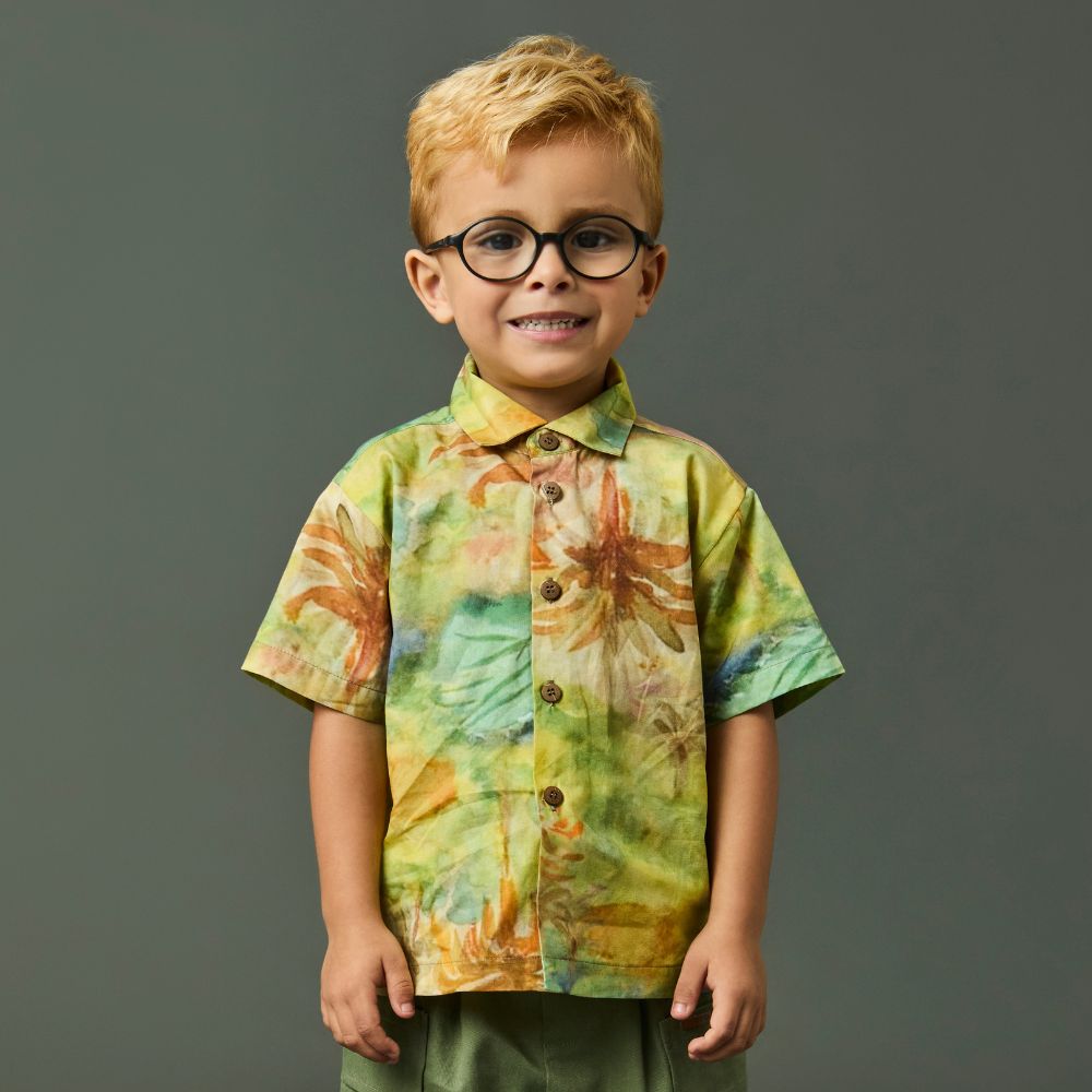 Camisa Toddler Menino Praias Verde