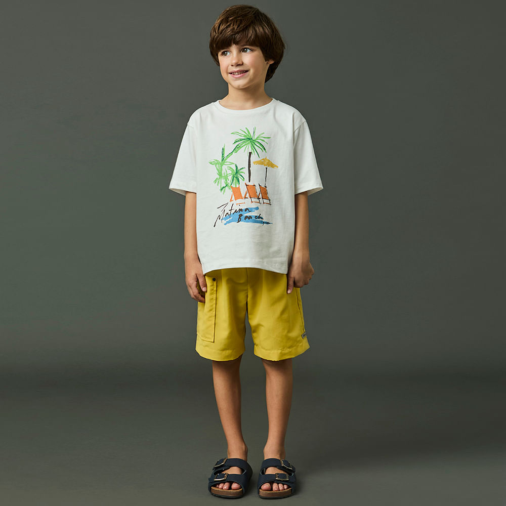 Conjunto Infantil Menino Matira Beach Off-White