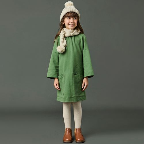 Vestido Infantil Menina Viagem Verde