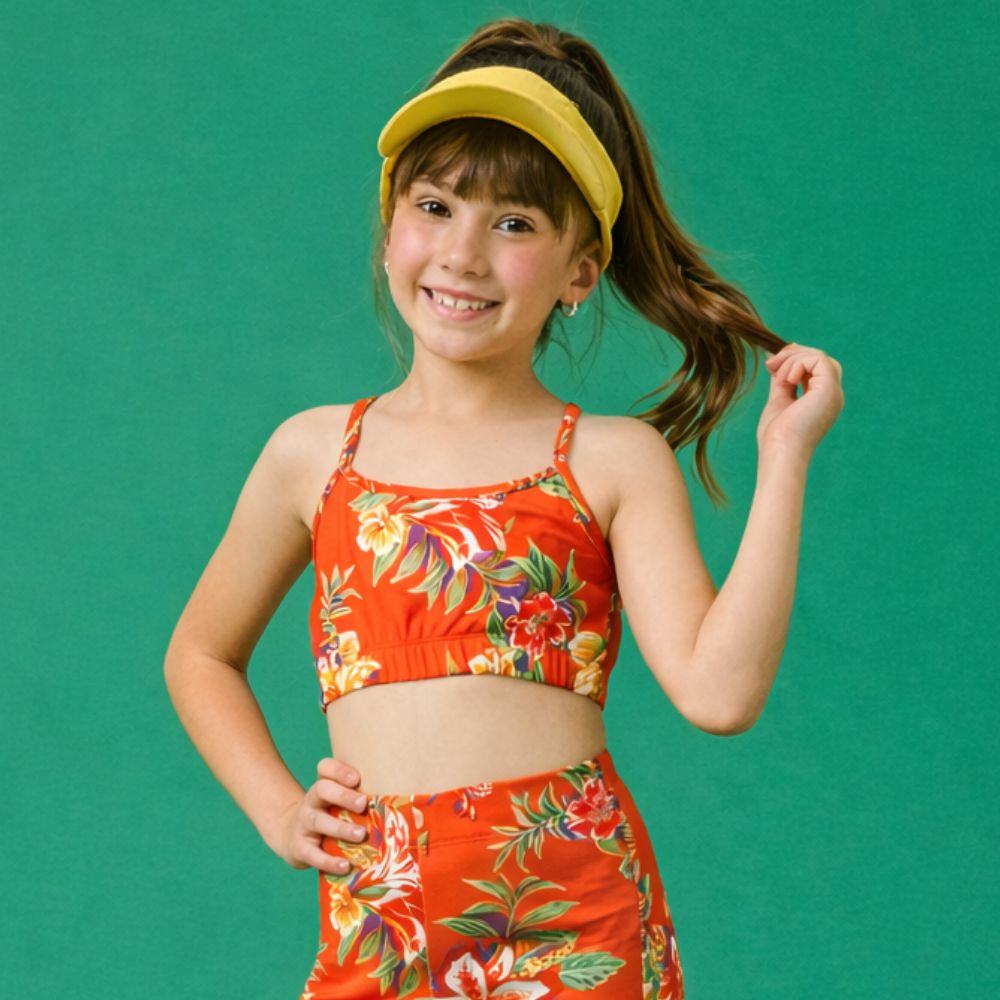 Top Infantil Menina Vitória Vermelho