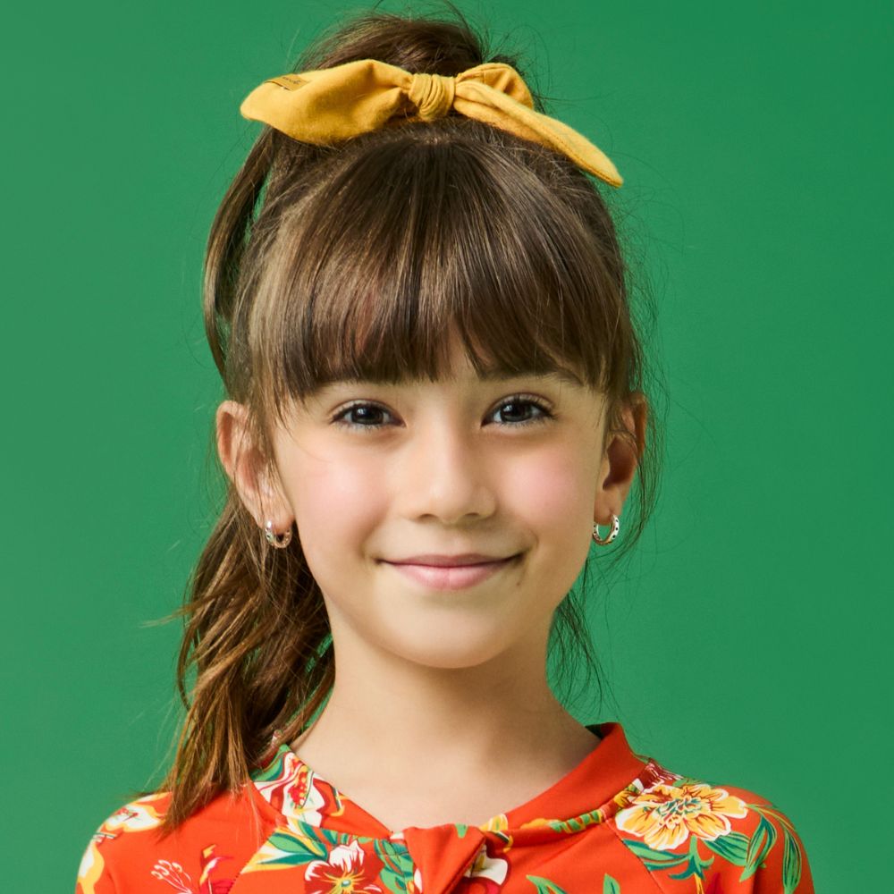 Elástico Infantil Menina Energia Amarelo