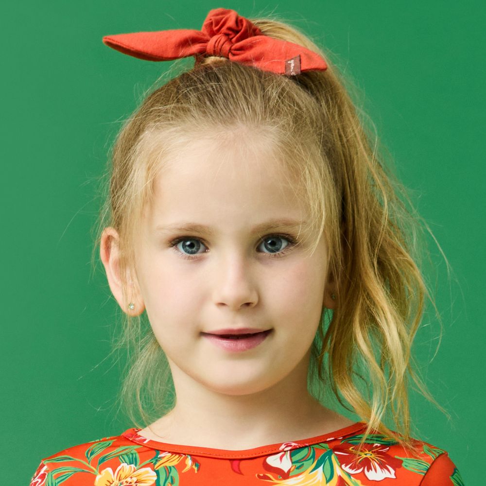 Elástico Infantil Menina Energia Vermelho